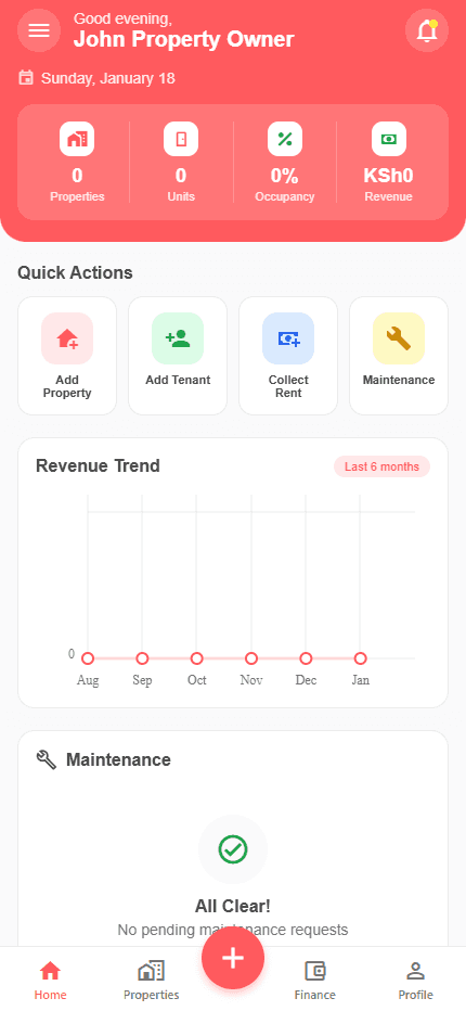 Owner Dashboard