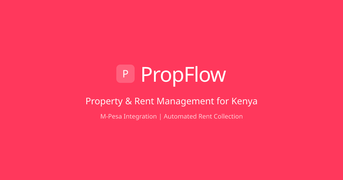 Property Management Software in Kenya | PropFlow